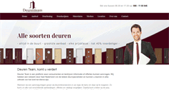Desktop Screenshot of deuren-team.nl