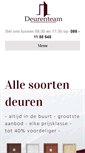 Mobile Screenshot of deuren-team.nl